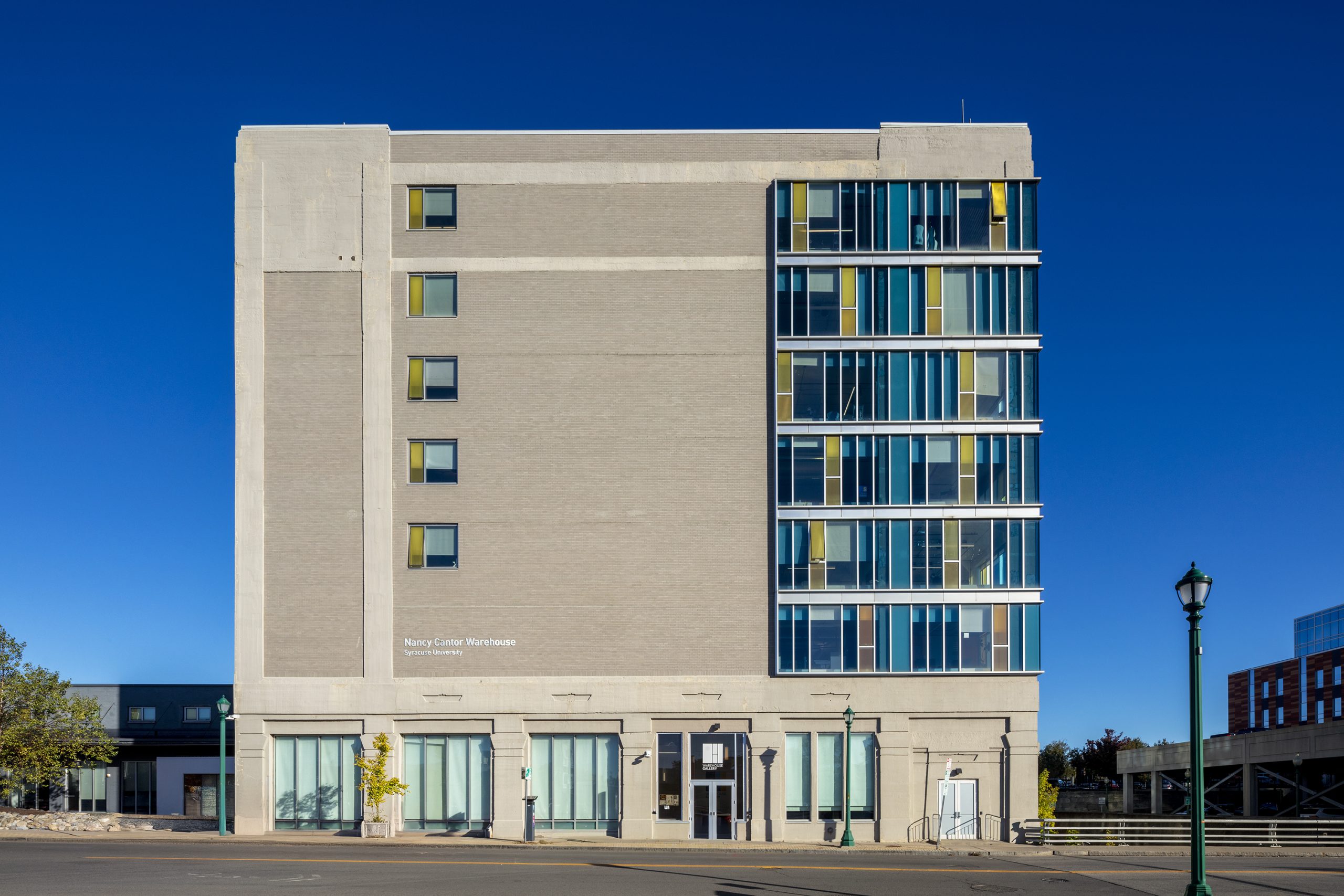 SU- Exterior Nancy Cantor Art Gallery exterior of Nancy Cantor Art Gallery at Syracuse University