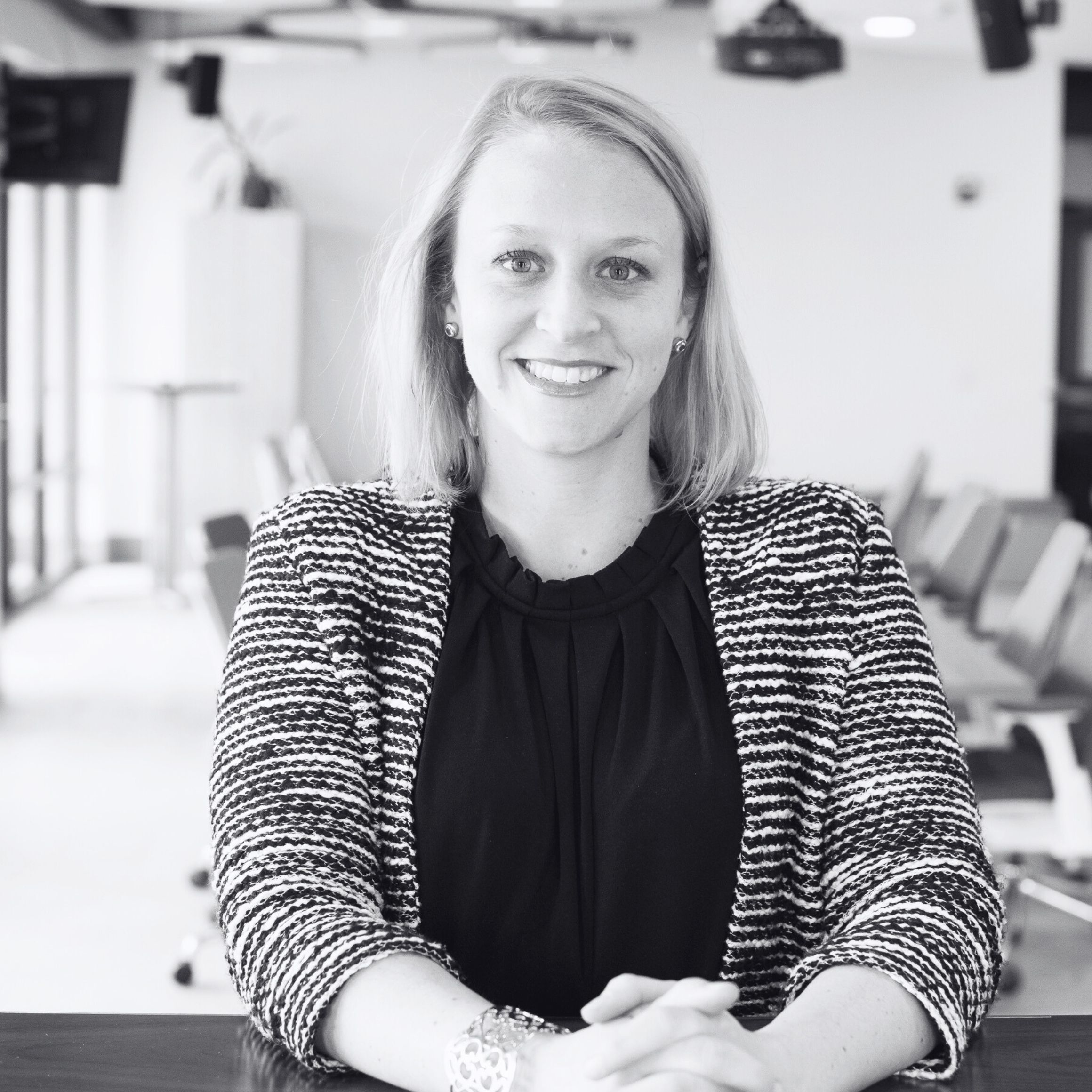 Molly Israel at desk