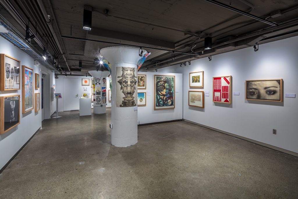 upper gallery with offices