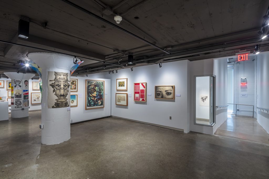 upper gallery with office space